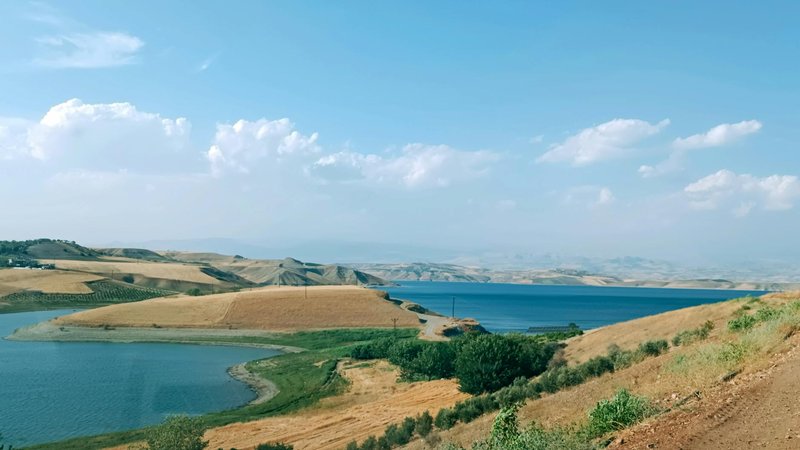 Satellite image showing Nebraska grasslands affected by wildfires