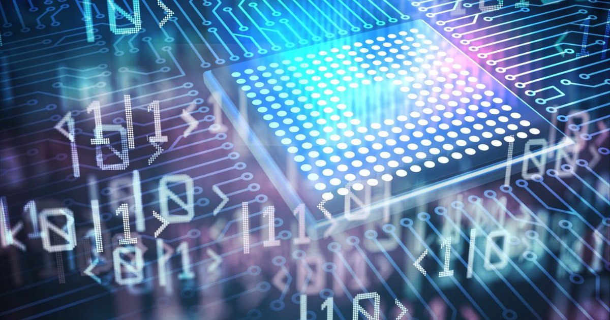 Illustration of quantum computing technology enhancing data security measures.