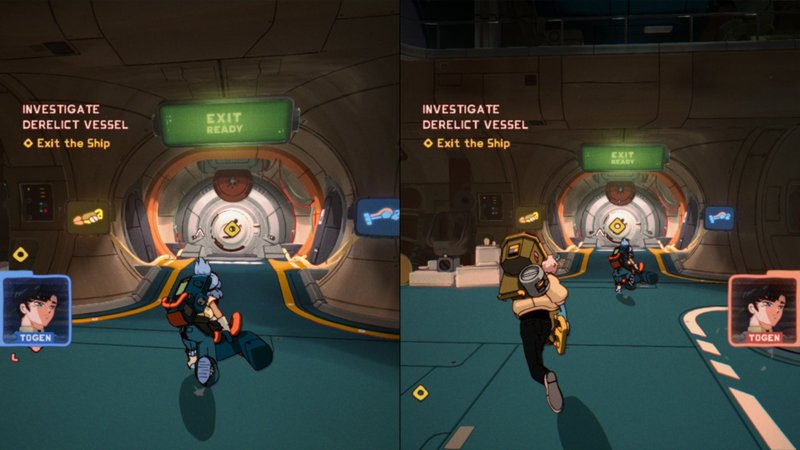 80s anime co-op game — visual breakdown