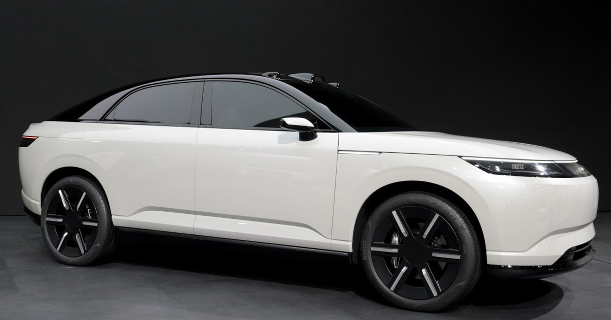 Afeela electric sedan from Sony and Honda, showcasing its design and technology