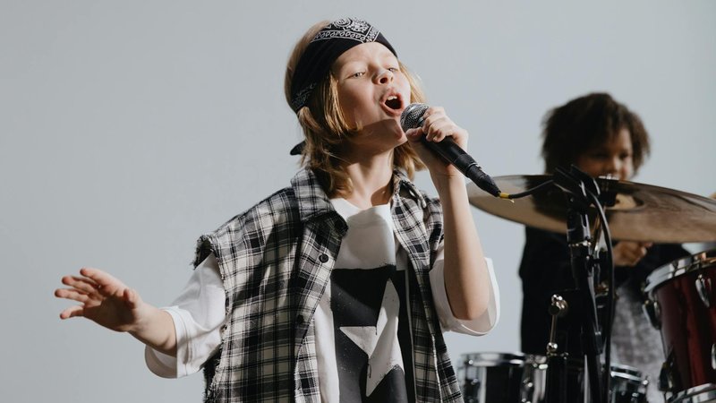 Allstar JR captivating the audience during a live performance.