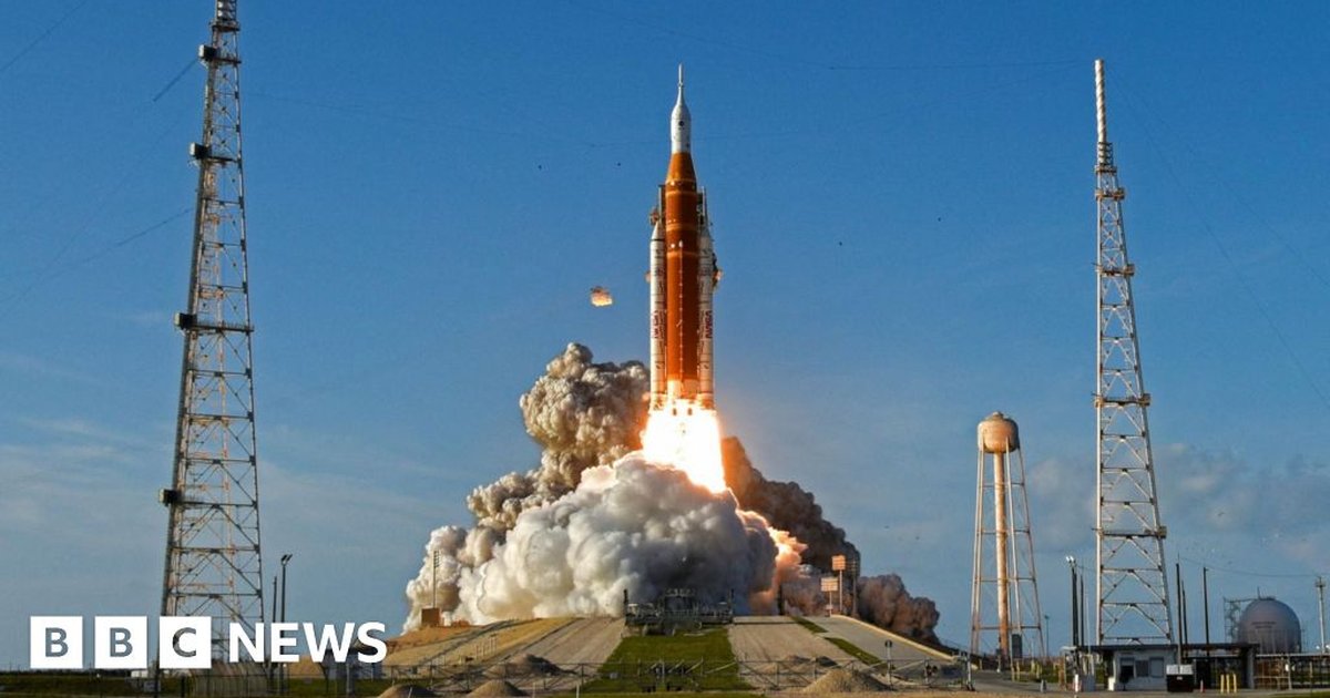 NASA's Artemis II mission spacecraft preparing for lunar exploration