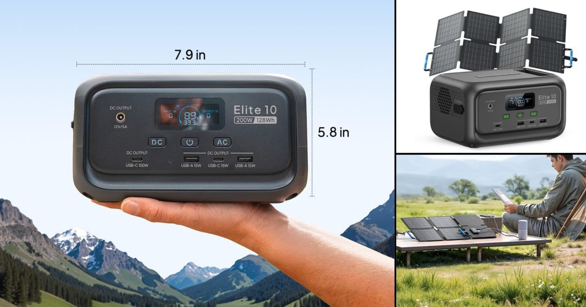 BLUETTI Elite 10 power station and solar panel bundle for eco-friendly energy solutions