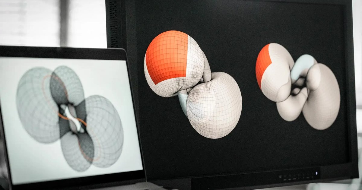 Illustration of a donut-shaped mathematical model challenging traditional research norms.