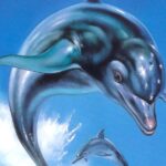 Ecco the Dolphin game cover featuring the iconic dolphin character swimming in vibrant ocean waters