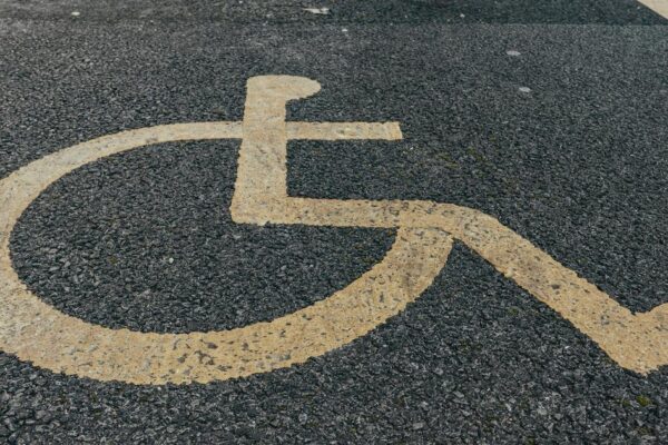 Students using accessible educational technology in a classroom setting