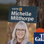 David Farley campaigning for the Farrer byelection in New South Wales, Australia.