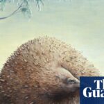 A fossil skull fragment of the giant echidna Megalibgwilia owenii discovered in Victoria.