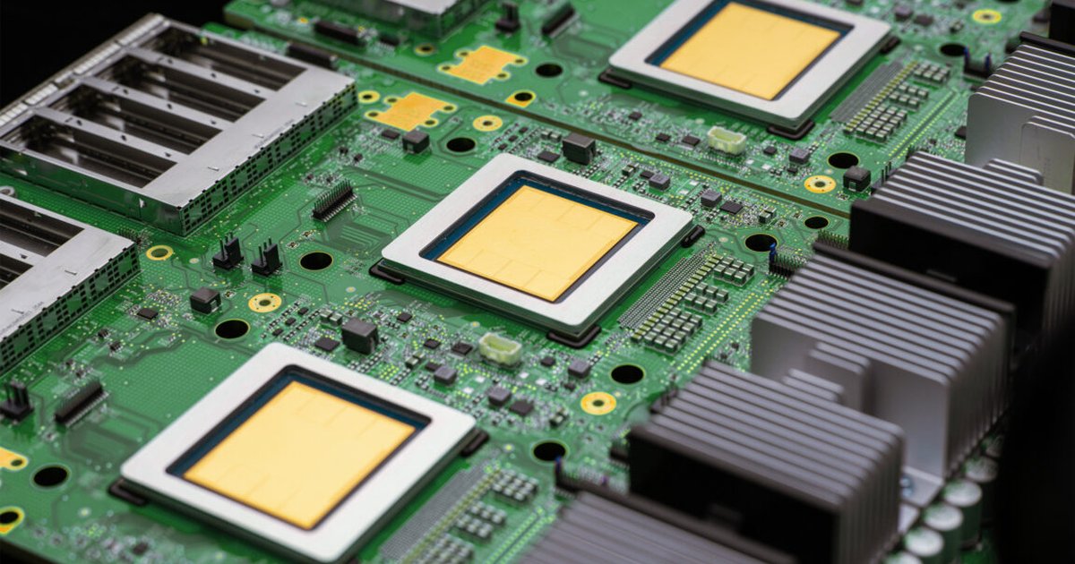 Google's new Tensor AI chips designed for advanced machine learning applications.