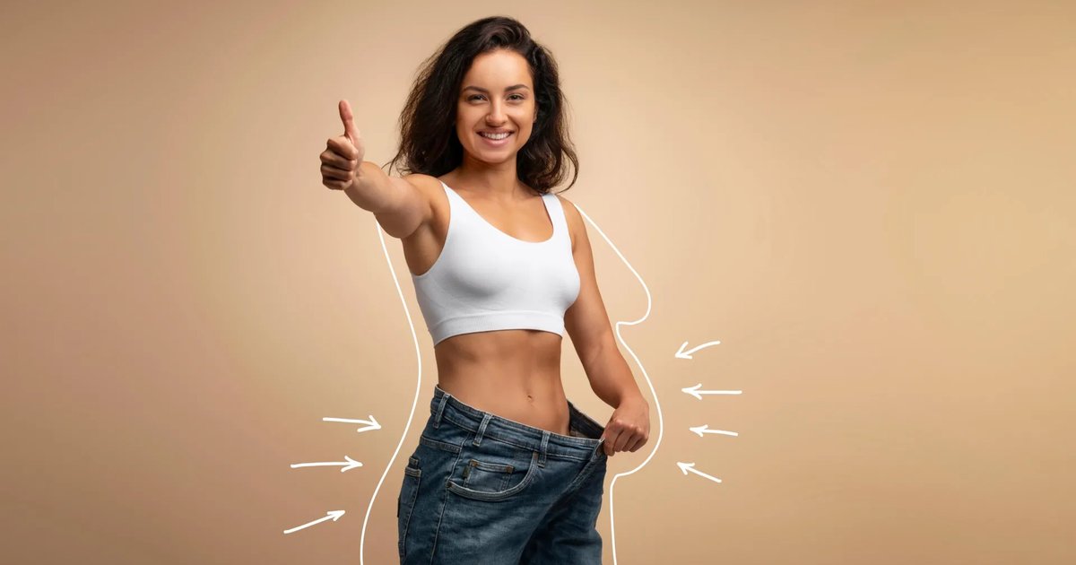 Illustration of gut health and Ozempic's impact on weight management