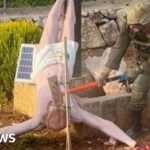 Israeli soldiers face backlash for vandalizing a Jesus statue in Lebanon, highlighting tensions in the region.