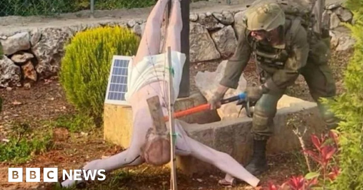 Israeli soldiers face backlash for vandalizing a Jesus statue in Lebanon, highlighting tensions in the region.