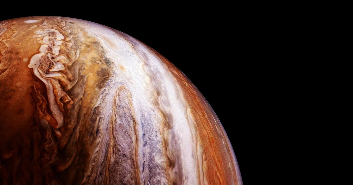 An artistic rendering of the JWST observing ice clouds on an alien planet.