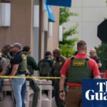 Police responding to the shooting incident at the Mall of Louisiana in Baton Rouge, with emergency services on site.