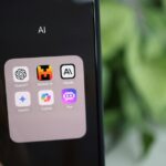 Mem0 logo with a backdrop of AI technology and investment graphics