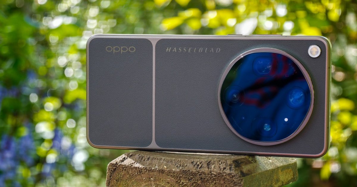 Oppo's latest smartphone showcasing its multiple camera features and sleek design.