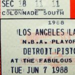 Orlando Magic and Detroit Pistons players competing in Game 2 of the NBA playoffs