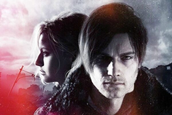 Key art for Resident Evil Requiem featuring Leon and Grace, hinting at new game modes.