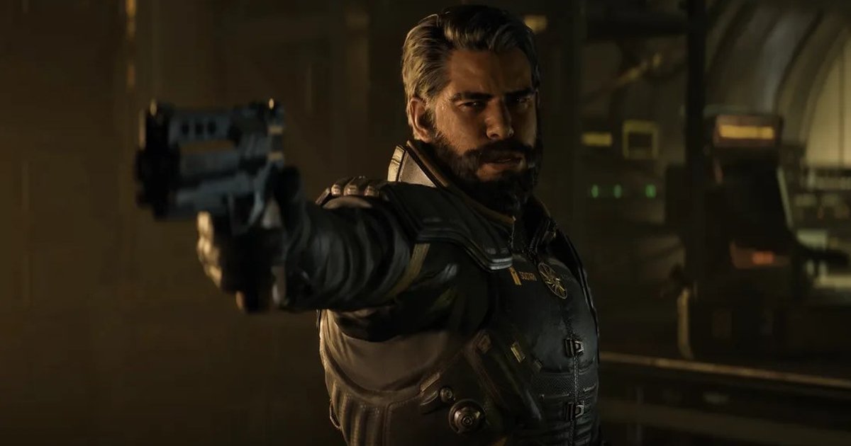 A stunning scene from Saros showcasing the golden sky and Arjun Devraj's thrilling adventure