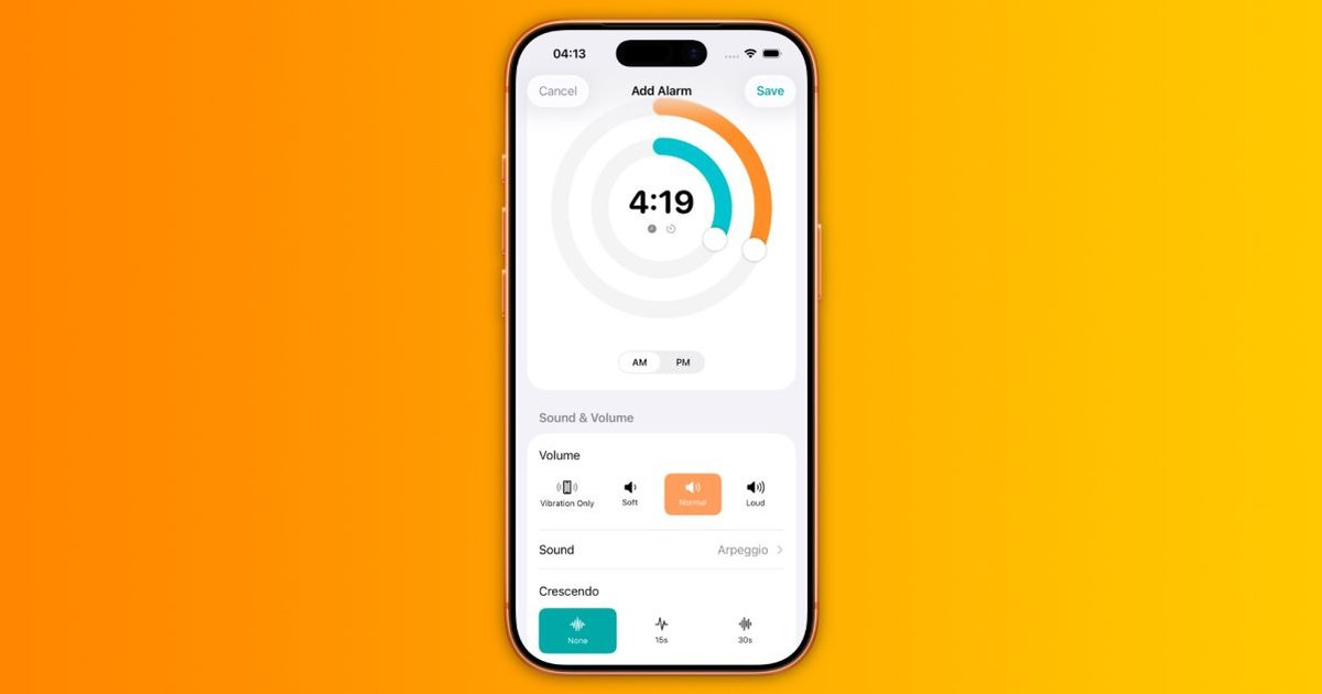 VariAlarm app interface showcasing smart alarm features for a better morning routine
