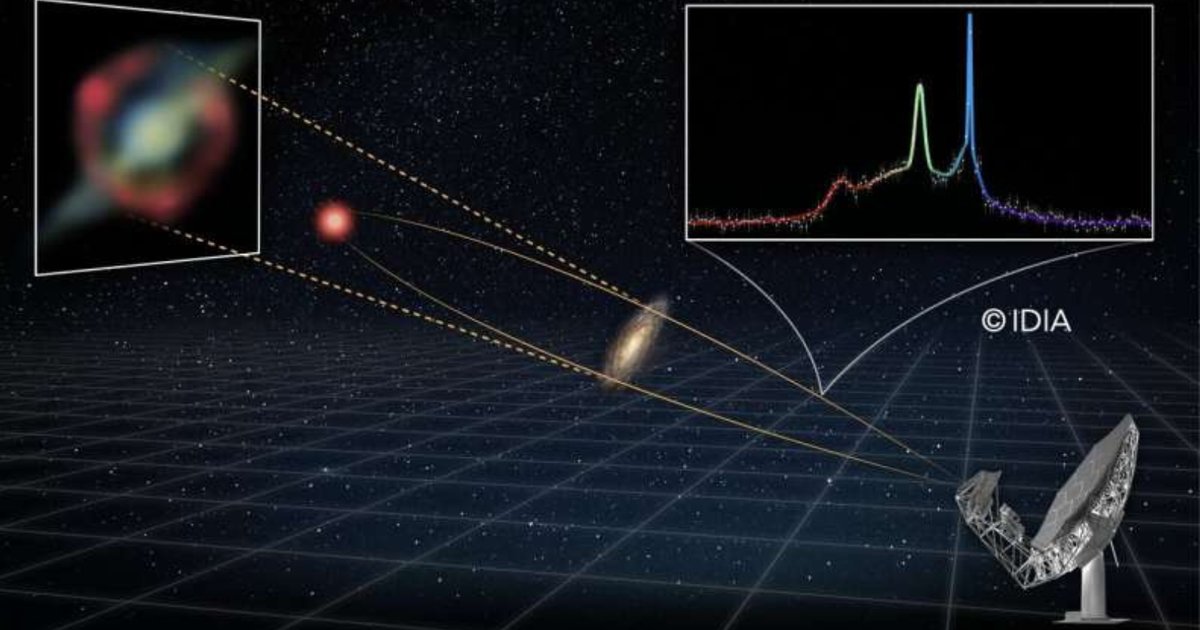 Astronomers capture the brightest space laser from a distant galaxy collision.