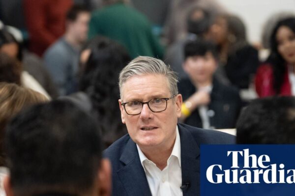 Keir Starmer speaking about workers' rights and trade policy changes