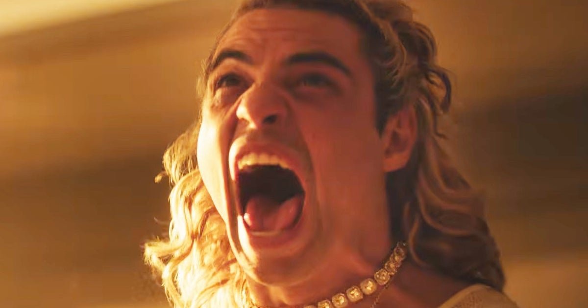 Noah Centineo as Ken in the Street Fighter film, showcasing his intense expression.