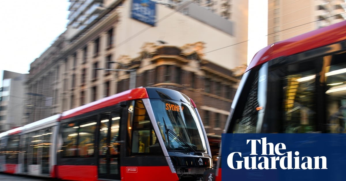 Sydney light rail tram with safety concerns highlighted in a report