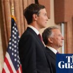 Trump speaking at a press conference about Iran talks cancellation