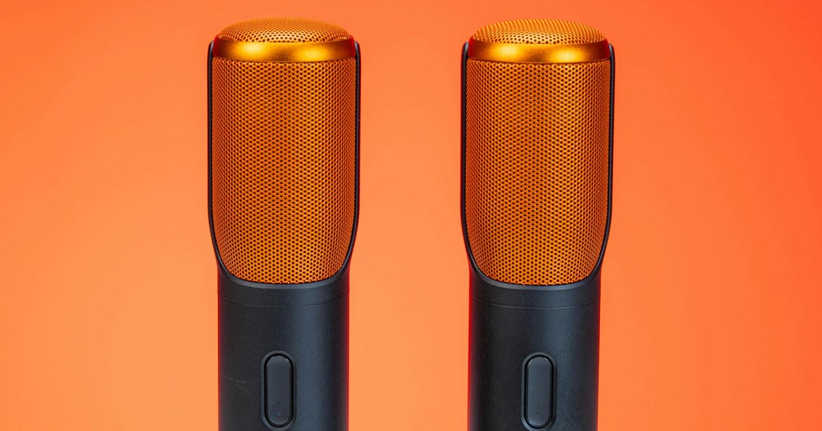 A wireless microphone setup used in a political event, showcasing technology in action.