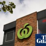 Woolworths supermarket with promotional signs and products on display